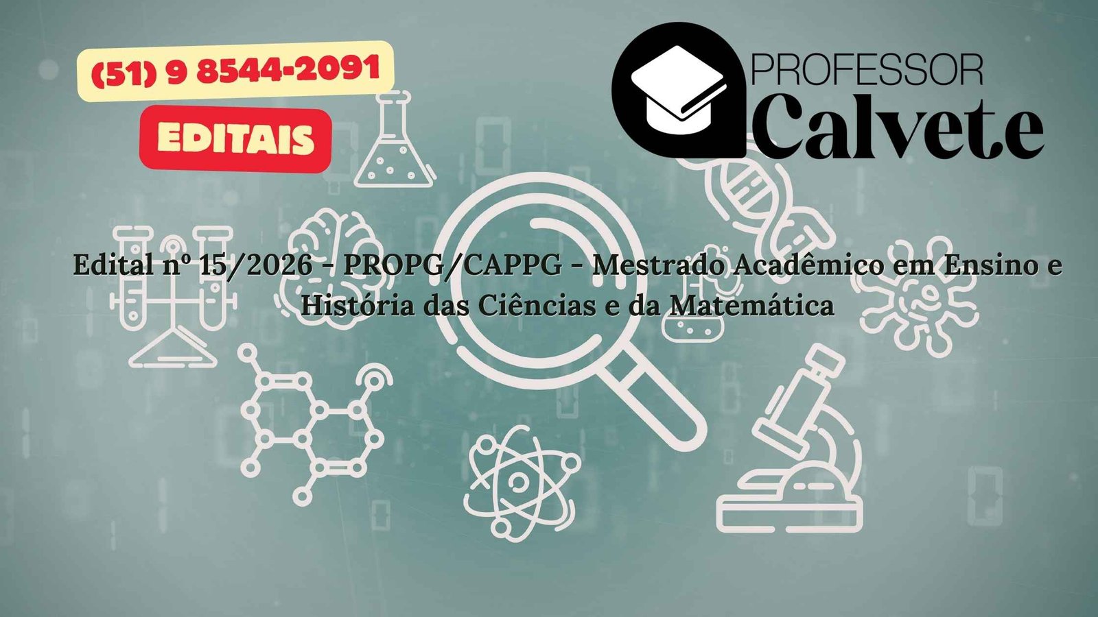 Edital nº 15/2026 - PROPG/CAPPG